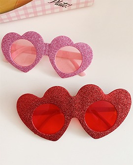 Glitter Heart Glasses 글리터하트안경