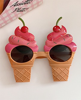 Cherry Ice Cream Glasses 체리아이스크림안경