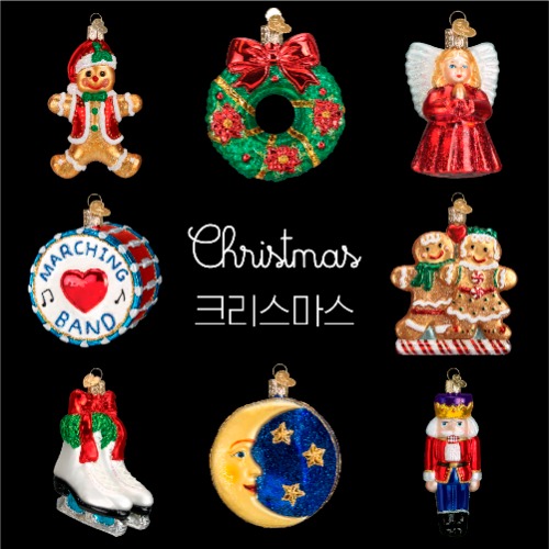 [ 증정 ] Glass Ornament 글라스오너먼트 - 크리스마스 28종
